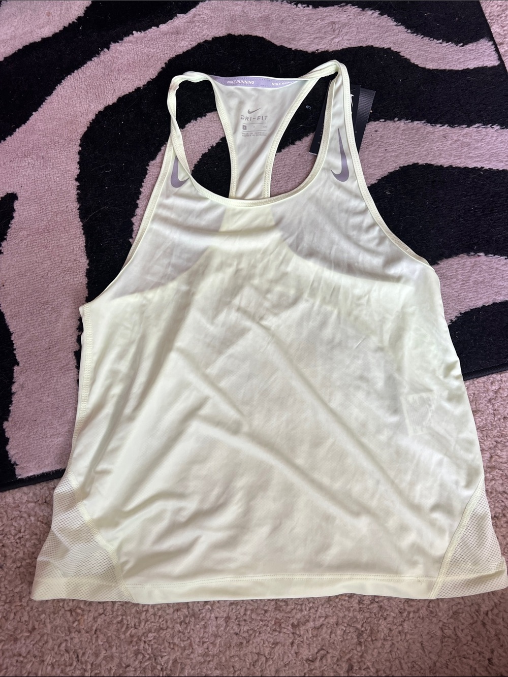 Nike Neon Green Athletic Running Tank - Picture 6 of 7